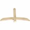 Ekena Millwork Bellingham Rough Sawn Timber Gable Bracket, Douglas Fir, 48"W x 30"H x 2"D x 4"F, 15/12 Pitch GBW048X30X0204BEL00RDF - alternate 2
